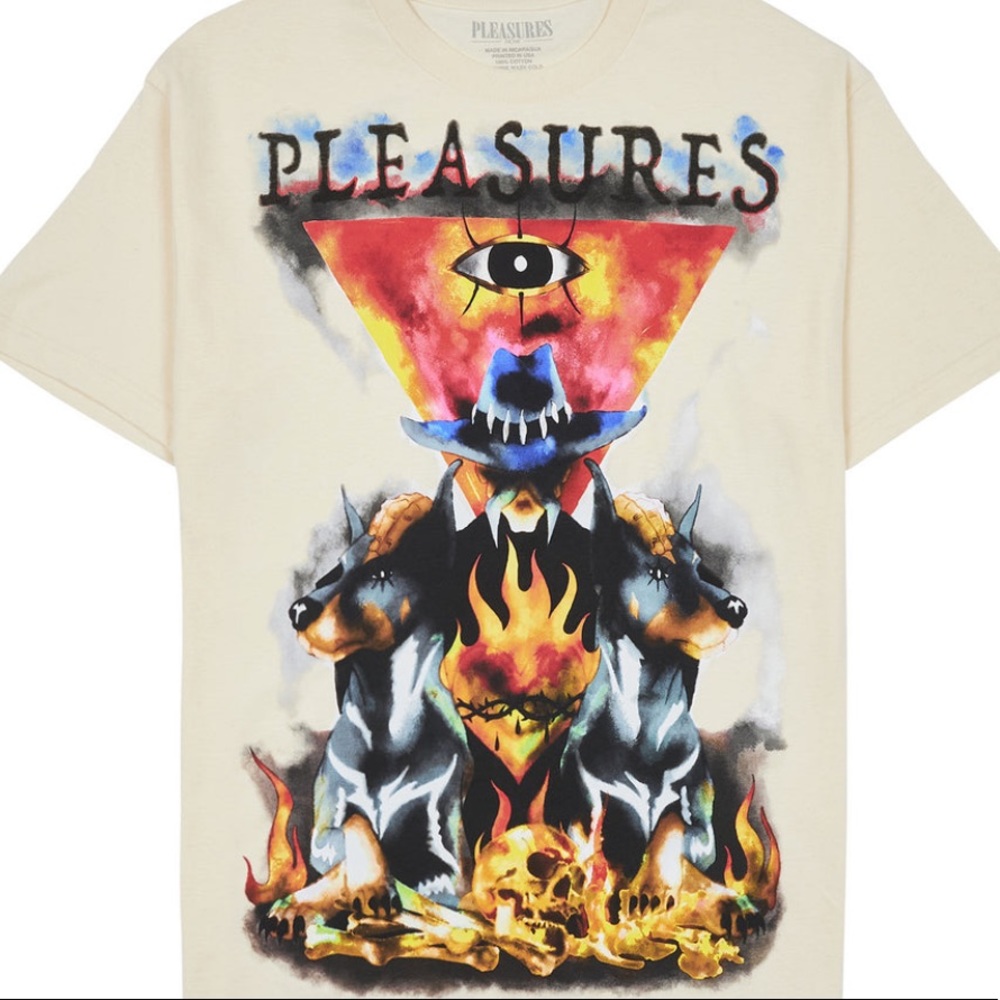 NEW! PLEASURES T-Shirt Unisex Size M